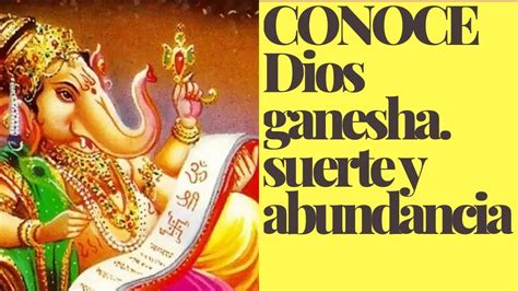 Dios Ganesha Es Un Dios De Suerte Y Abundanciaprincipio De Signo Virgo