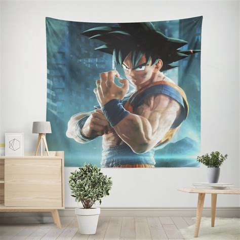 Goku Clash Jump Force Showdown Anime Wall Tapestry