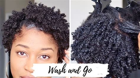 Wash N Go On Short Natural Hair Nighttime Routine Thick Low