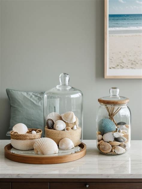 Seashell Decor Bring The Beach To Your Apartment In 2024 Coastal Bedrooms Contemporary