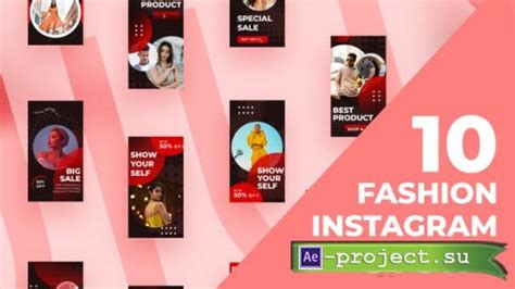 Videohive Fashion Instagram Story After Effect Template Pack