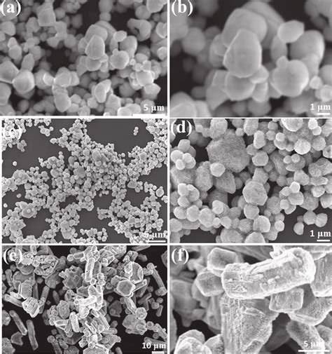 Low And High Magnification Fesem Images Of The Assynthesized A B