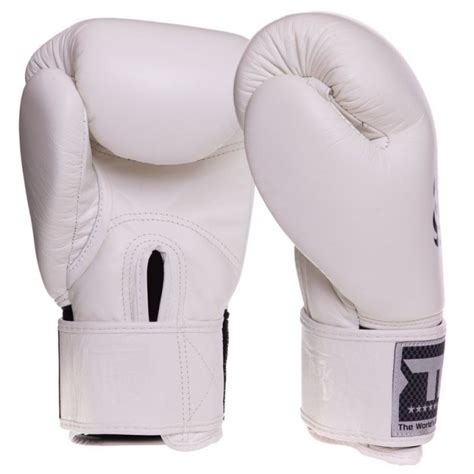 Перчатки боксерские кожаные Ultimate TKBGUV Top King Boxing 8oz Белый ...