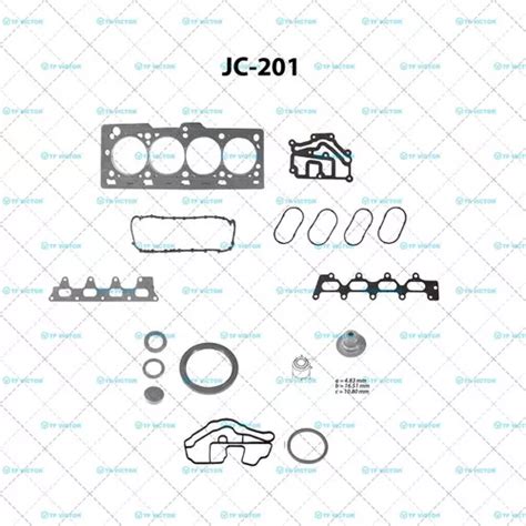 Juntas Motor Completa Renault Kangoo 2007 2021 1 6l Tfvictor Envío gratis