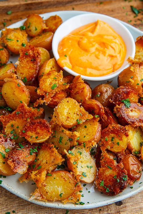 Crispy Parmesan Roast Potatoes Recipe On Closet Cooking