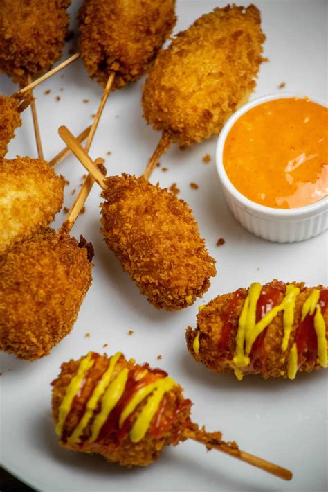 Best Mini Korean Style Corn Dog Recipe : Jawns I Cooked
