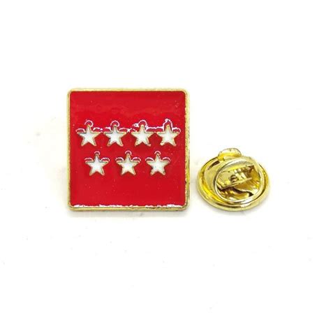 Pin Bandera Comunidad De Madrid La Tienda De España