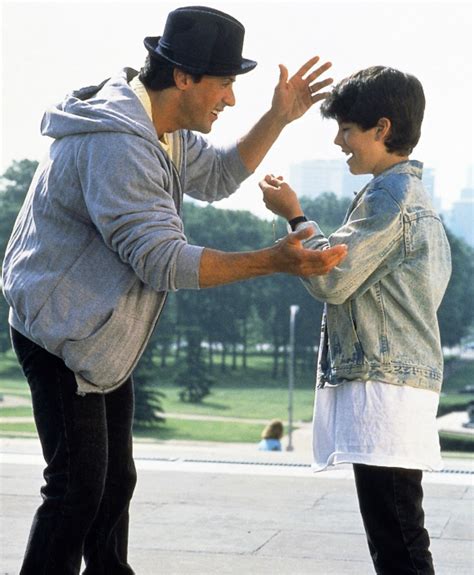 (PHOTOS) See Sage Stallone at age 14 in Dad's 'Rocky V'