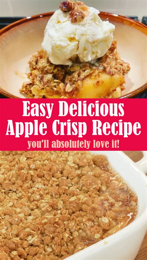 Easy Delicious Apple Crisp Recipe Daydream Believer