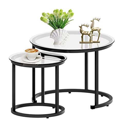 I Tested The Sleek And Stylish Black Metal Nesting Coffee Table Heres Why Its A Must Have