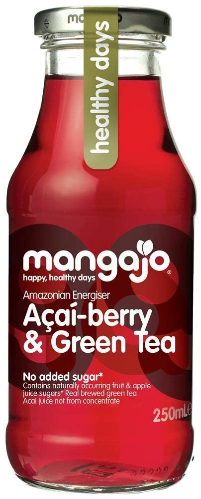 Mangajo Acai Berry Green Tea Ml Pack Of Ebay