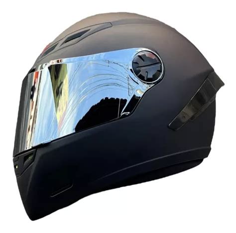 Casco Integral Ich 501sp Plano Visor Plateado Cuotas sin interés