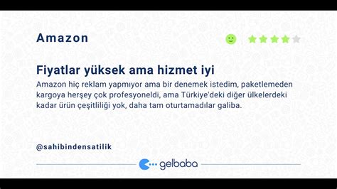 Gelbaba Amazon Fiyatlar Y Ksek Ama Hizmet Iyi Youtube