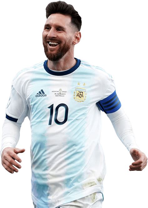 Lionel Messi Argentina Football Render Footyrenders