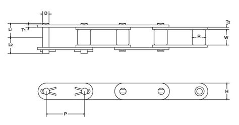 Item Xss Roller Conveyor Chains X Chain On Tsubaki Of Canada