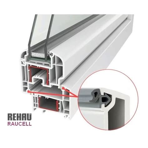 Купить Уплотнитель Rehau Raucell серого цвета в СПб | для ПВХ окон