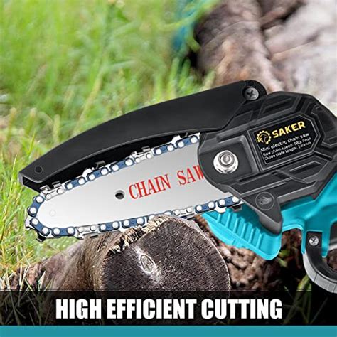 Saker Mini Chainsaw Inch Portable Electric Chainsaw Cordless Handheld