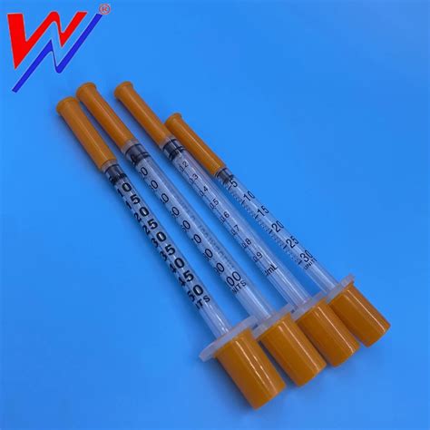 Ml Ml Ml Disposable Medical Grade Insulin Syringe For Insulin