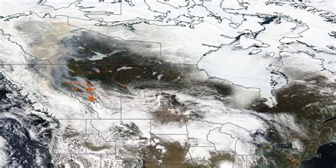 Yaasiin Oozeer On Twitter The Haze From The Wildfires In Alberta Has