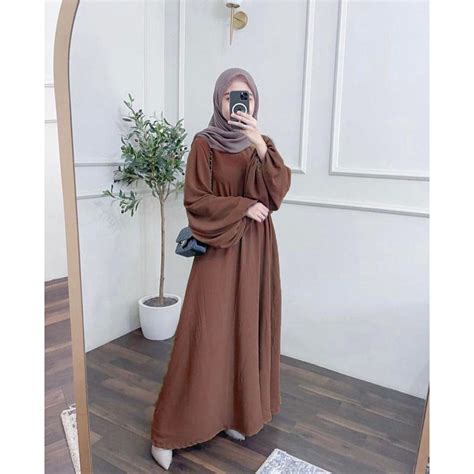 Jual Gamis Dress Kondangan Terbaru Avrist Gamis Putih Dewasa