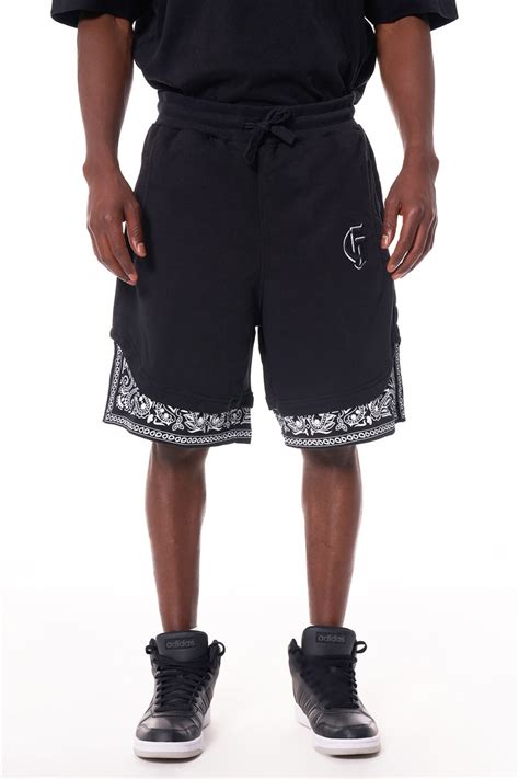 Ghetto Off Limits G Short V1 Bandana Desenli Siyah Unisex Şort Fiyatı