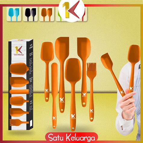 Jual Sk C Spatula Silikon Tahan Panas Set In Sutil Silicone Set