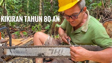 Teknik Mengasah Rantai Chainsaw Era An Kikiran Rantai Chainsaw