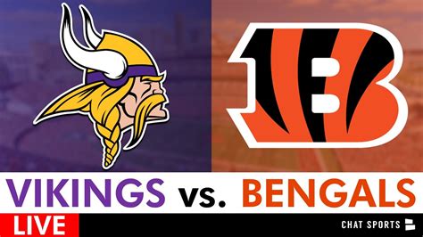 Vikings Vs Bengals LIVE Streaming Scoreboard Play By Play