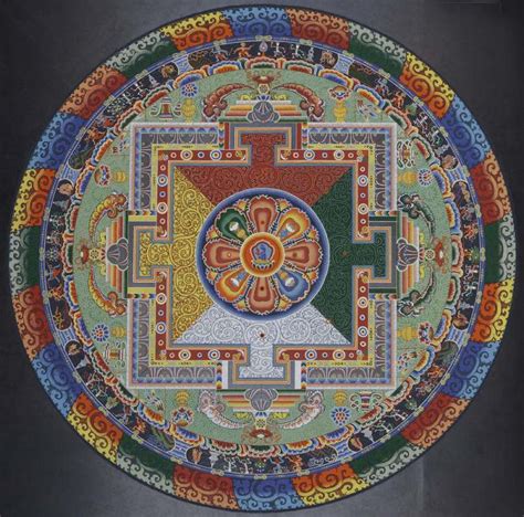 Buddhist Sand Mandala Destruction