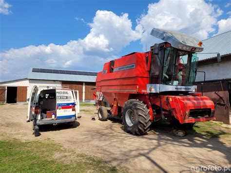 Kombajn Massey Ferguson Foto Galeria Rolnicza Agrofoto