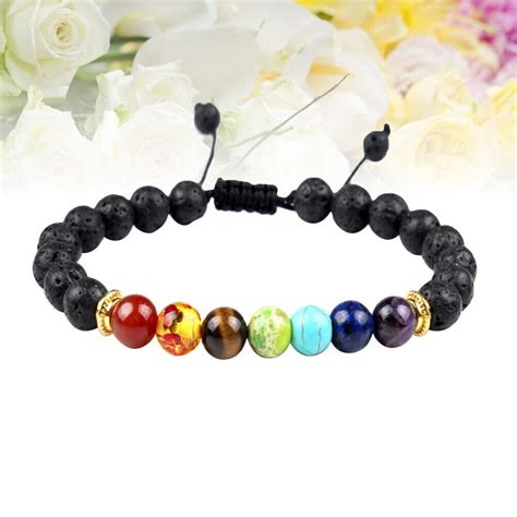 Pcs For Couples Birthday Gifts Bead Bracelet String Volcanic Rock Ebay