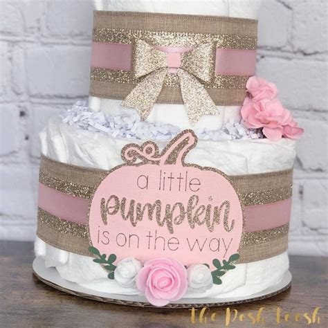 Pumpkin Diaper Cake Etsy