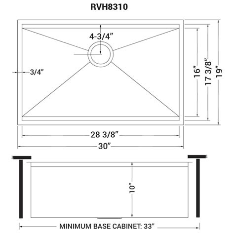 Ruvati Roma Undermount 30 In X 19 In Brushed Stainless Steel Single