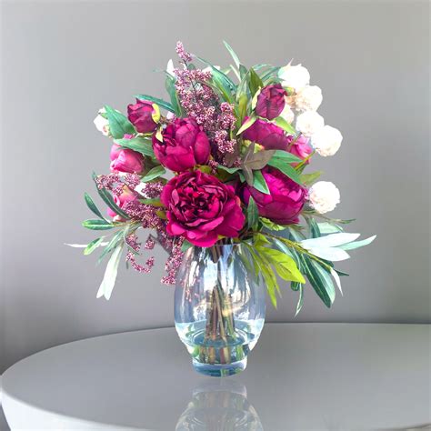 Realistic Artificial Garden Flower Arrangements & Bouquets – Seaholly