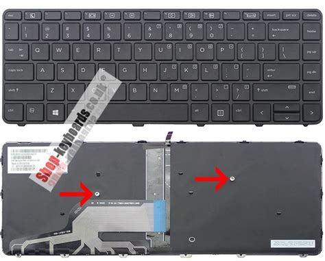 Hp 840791 161 Laptop Keyboard Replacement US UK GR FR LA SP NE Layout