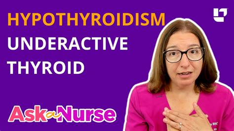 Hypothyroidism Underactive Thyroid Symptoms Diagnosis And Treatment