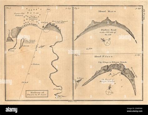 Santiago, cape verde map hi-res stock photography and images - Alamy