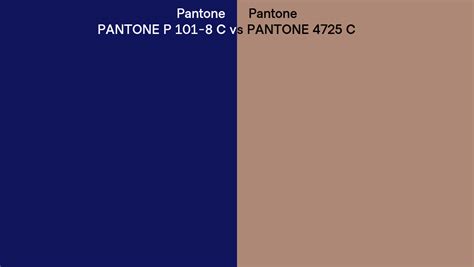 Pantone P C Vs Pantone C Side By Side Comparison