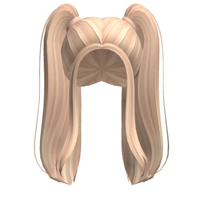 Long Blonde High Set Pigtails Roblox