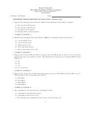 PracticeMidterm1 Solutions 1 Pdf Drexel University Econ 202