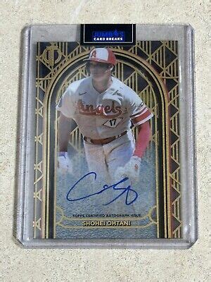 Shohei Ohtani 2023 Topps Tribute Iconic Perspectives On Card Auto One