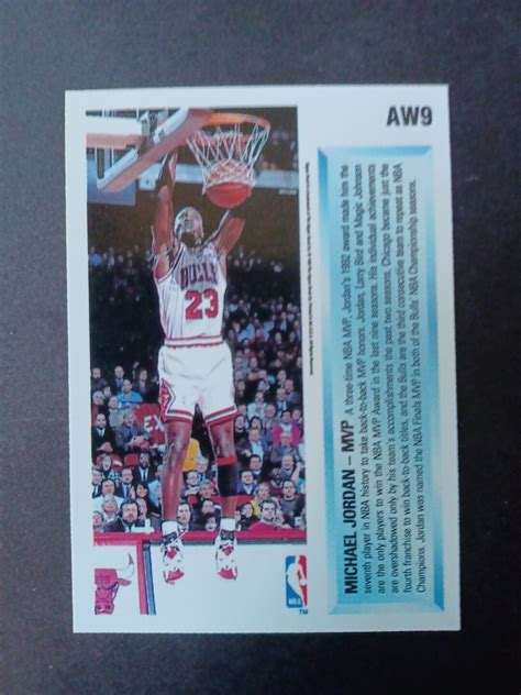 Upper Deck Award Winner Hologram Aw Michael Jordan Ebay