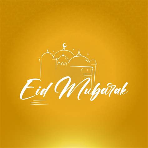 Premium Vector Hand Drawn Eid Mubarak Greeting Card And Eid Ulfitr