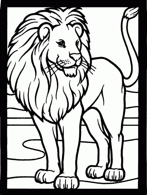 Leones para colorear y pintar Colorear imágenes