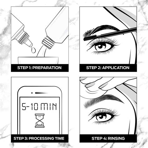 Schwarzkopf Brow Tint Professional Dark Blonde Permanent Eyebrow Dye