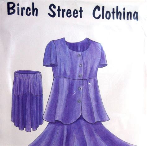 Birch Street Clothing Trumpet Skirt And Blouse Size Xs Xxl