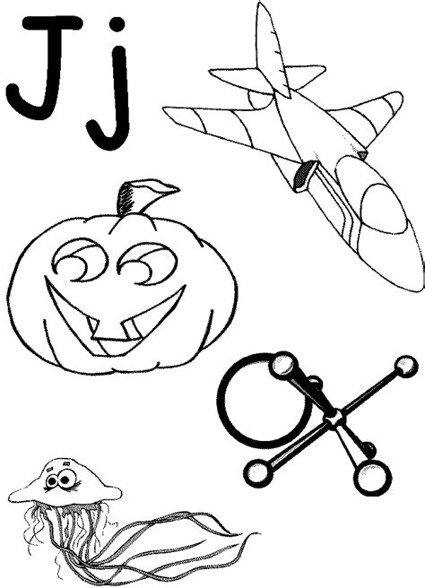 Letter J Coloring Pages To Download And Print For Free