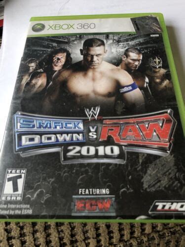 Wwe Smackdown Vs Raw 2010 Xbox 360 Very Good Xbox 360 Xbox 360 Video Games 752919551189 Ebay