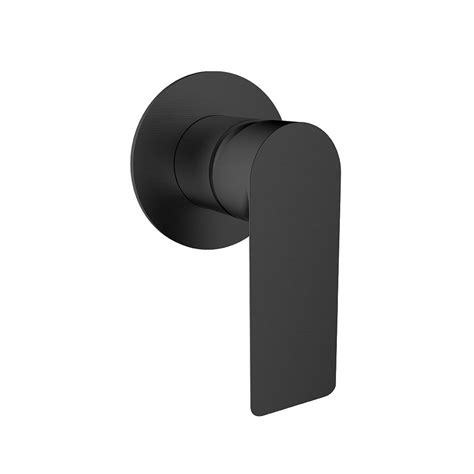 Sky Wall Mixer Round Matte Black Bathroom Shower Mixers Perth