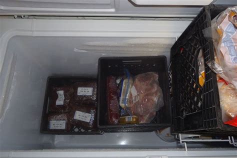 Organizing A Deep Freezer Deep Freezer Organization Freezer